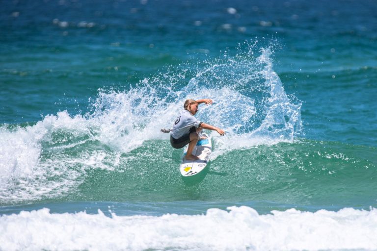 The 11-year-old blowing his rivals out of the surf