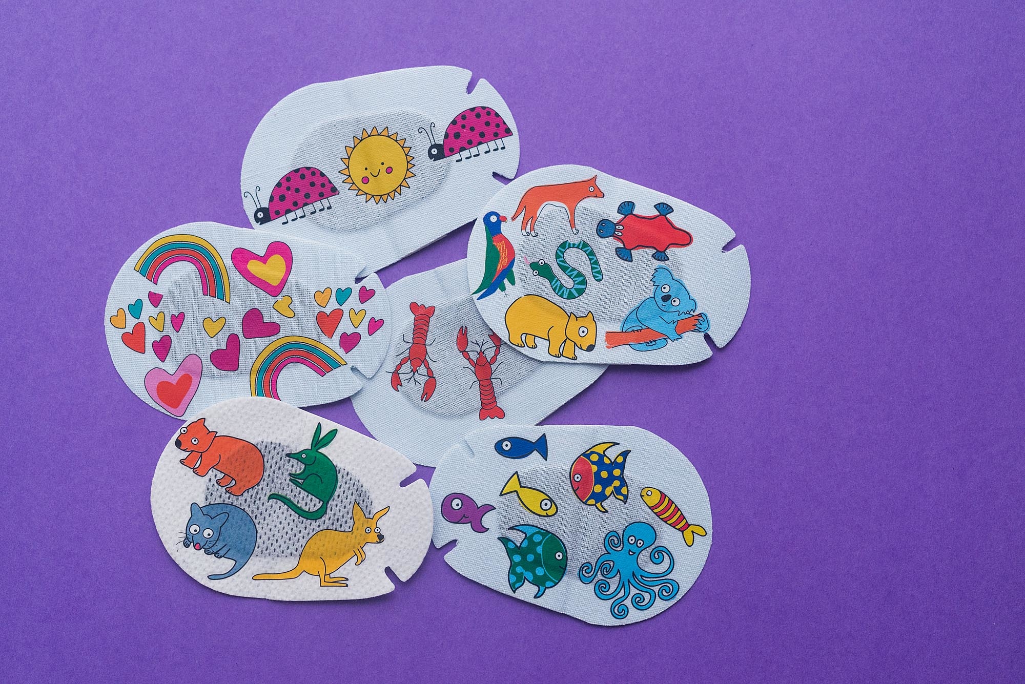 Decorations help make eye patches fun for kids