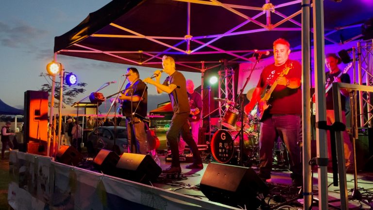 Mini music festival rocks new island precinct