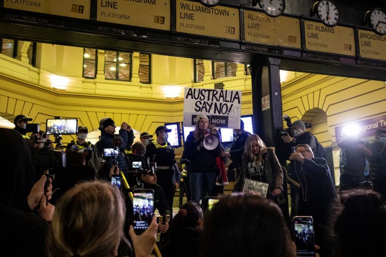 Protest erupts after another snap Victorian lockdown