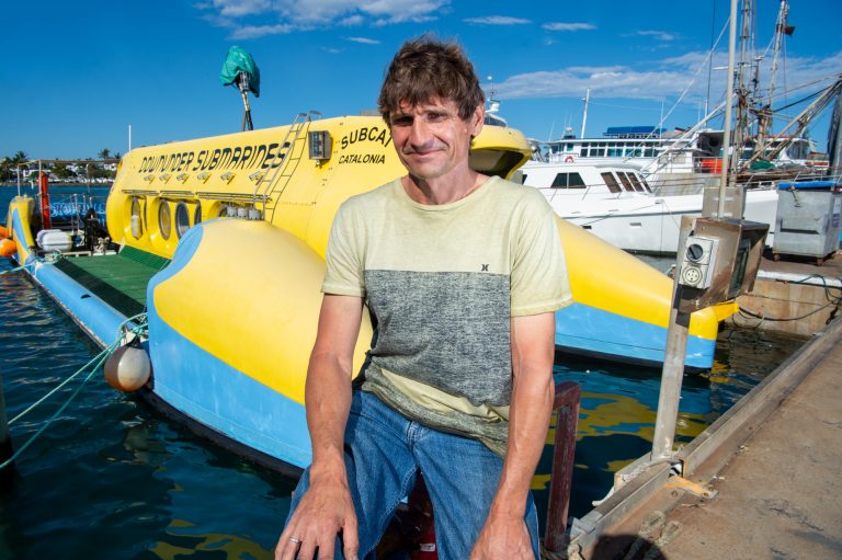 Sky of blue and sea of green, here’s our yellow submarine