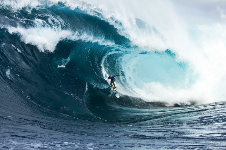 How big wave surfer conquered fear and now inspires others