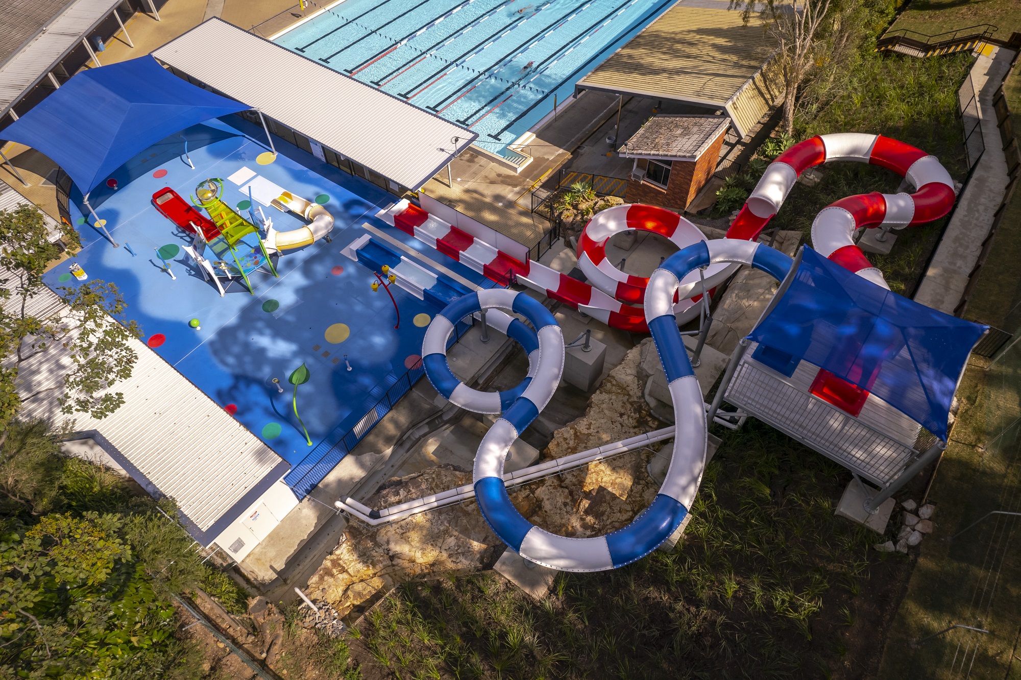 Thrills and spills as Coast's new aqua park makes a splash