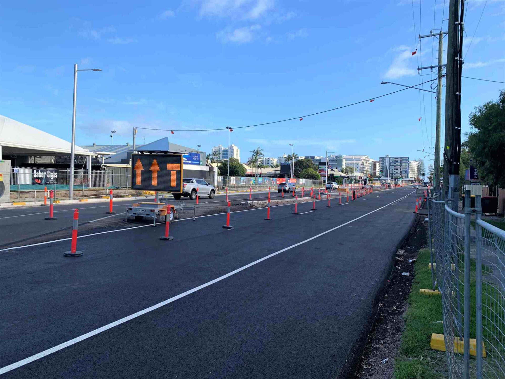 Four new lanes upgrades continue on major road