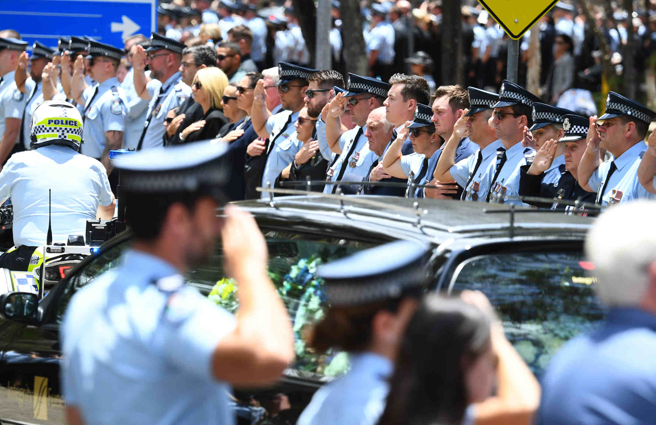 Coast police pay tribute to fallen officers