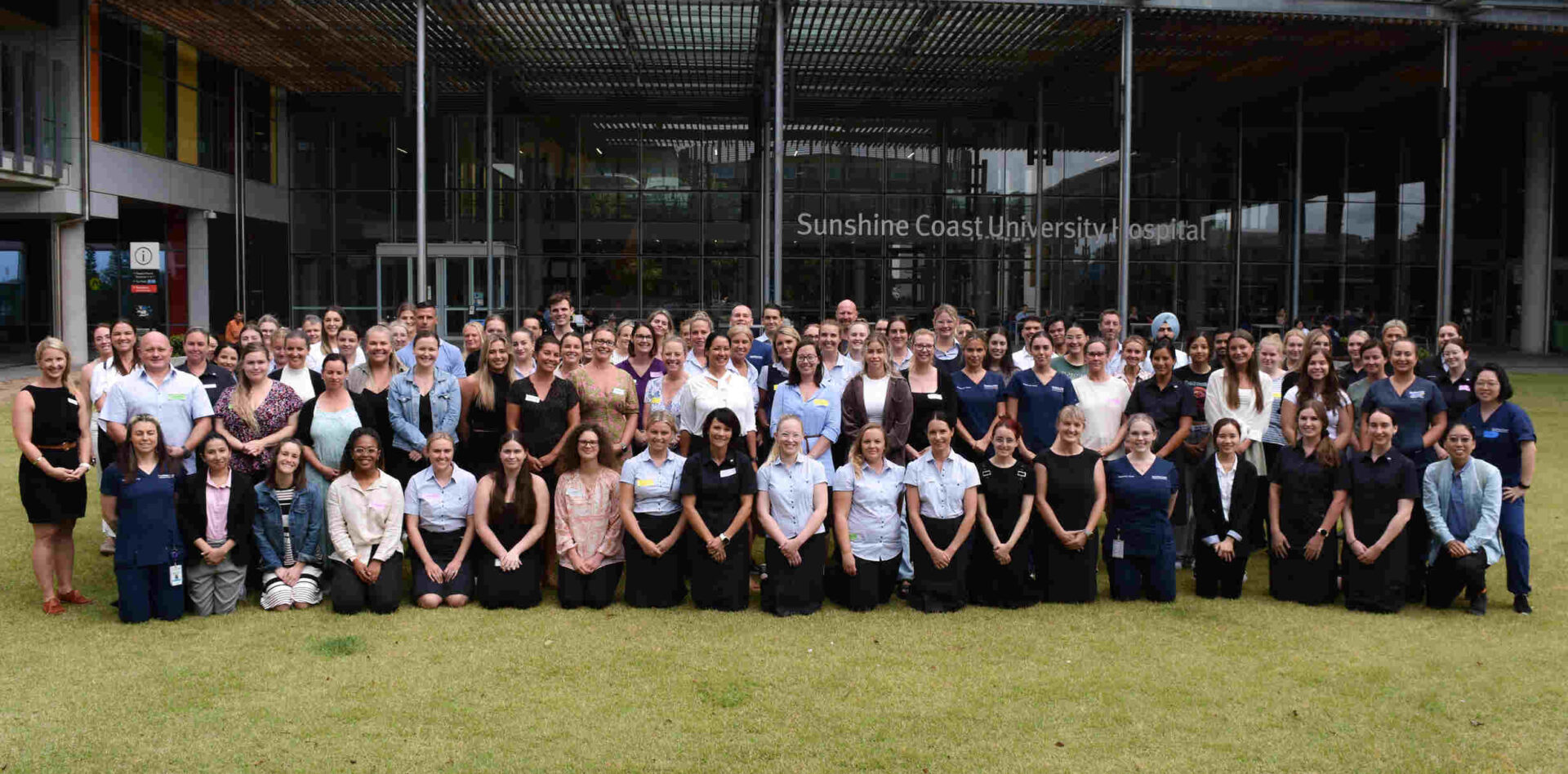 The diverse group ready to care for patients