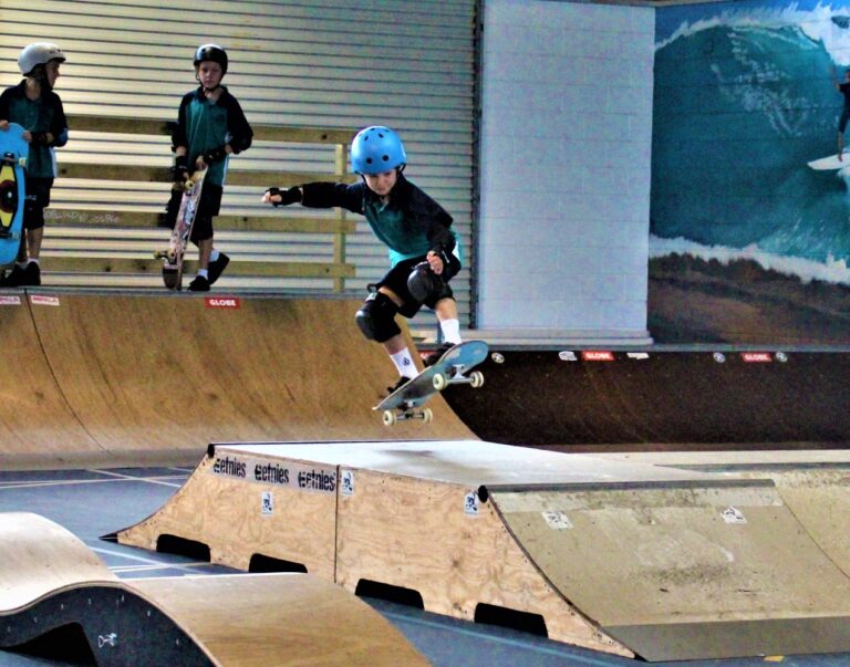 On a roll: school’s in for skateboarding lessons