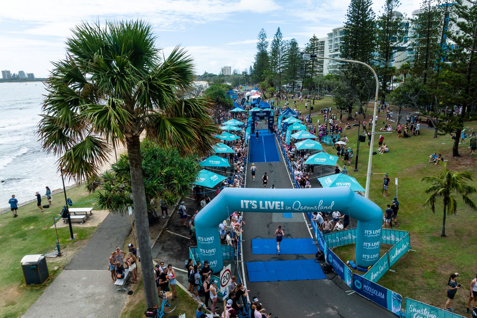 Firsttimers flock to first day of Mooloolaba Tri