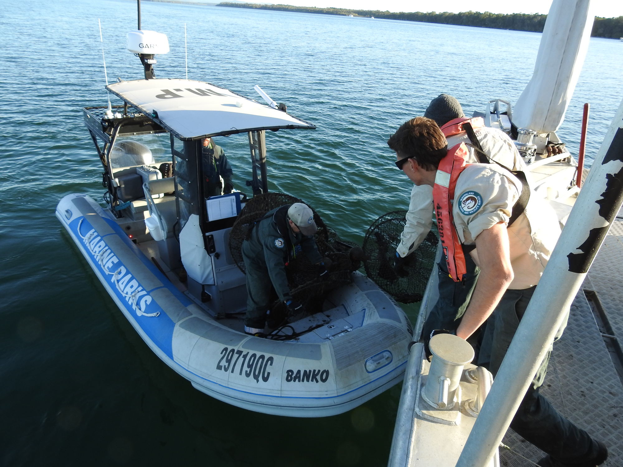 Scores of illegal crab pots removed from waterway