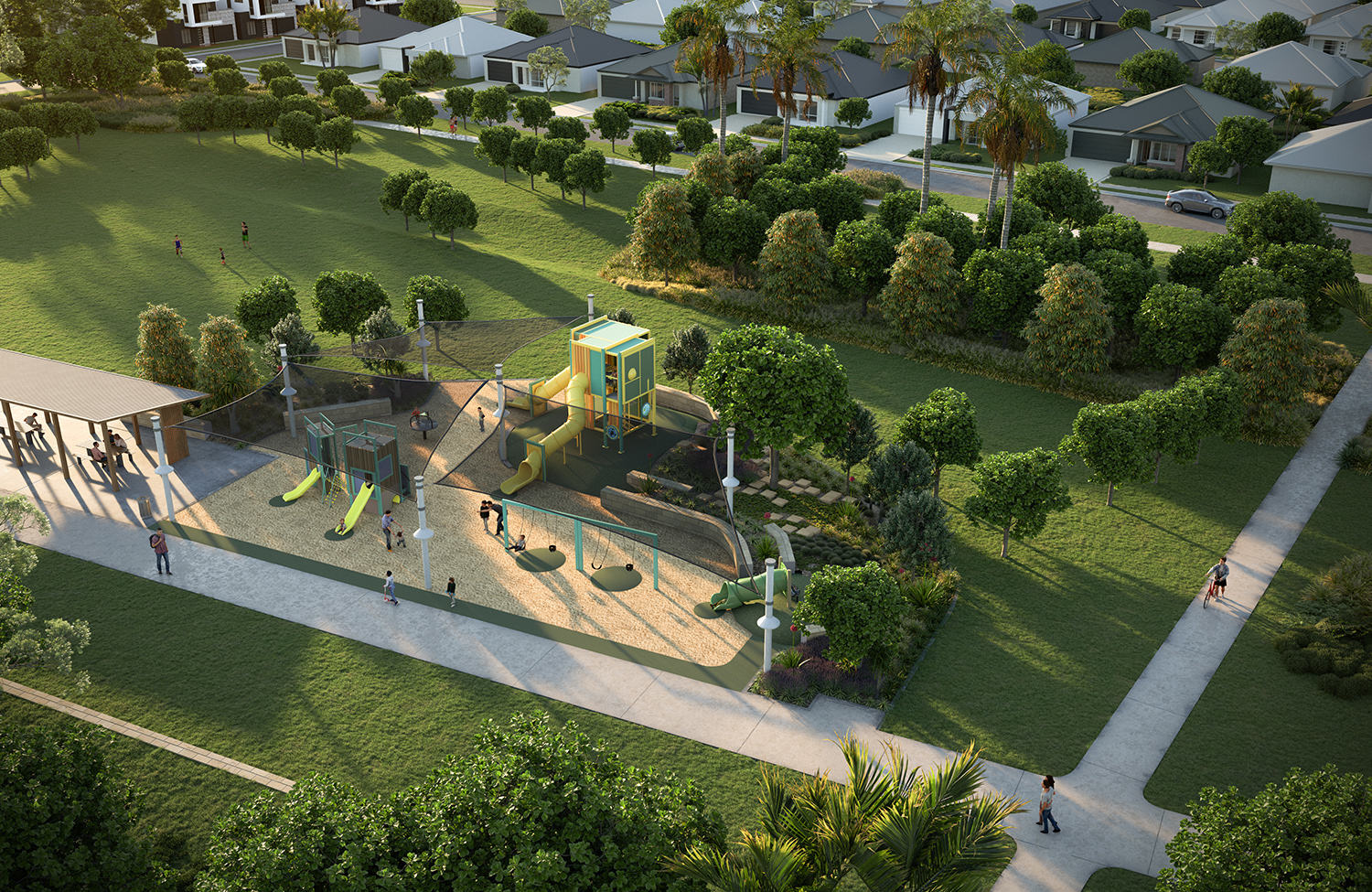 Work starts on second ‘linear park’
