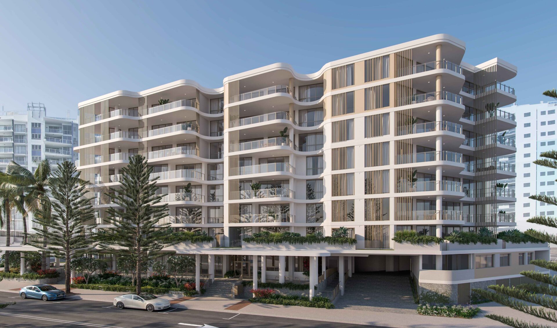 First retail tenant revealed for luxury apartment complex - Modern Luxury Apartment Complex With Garden Gym