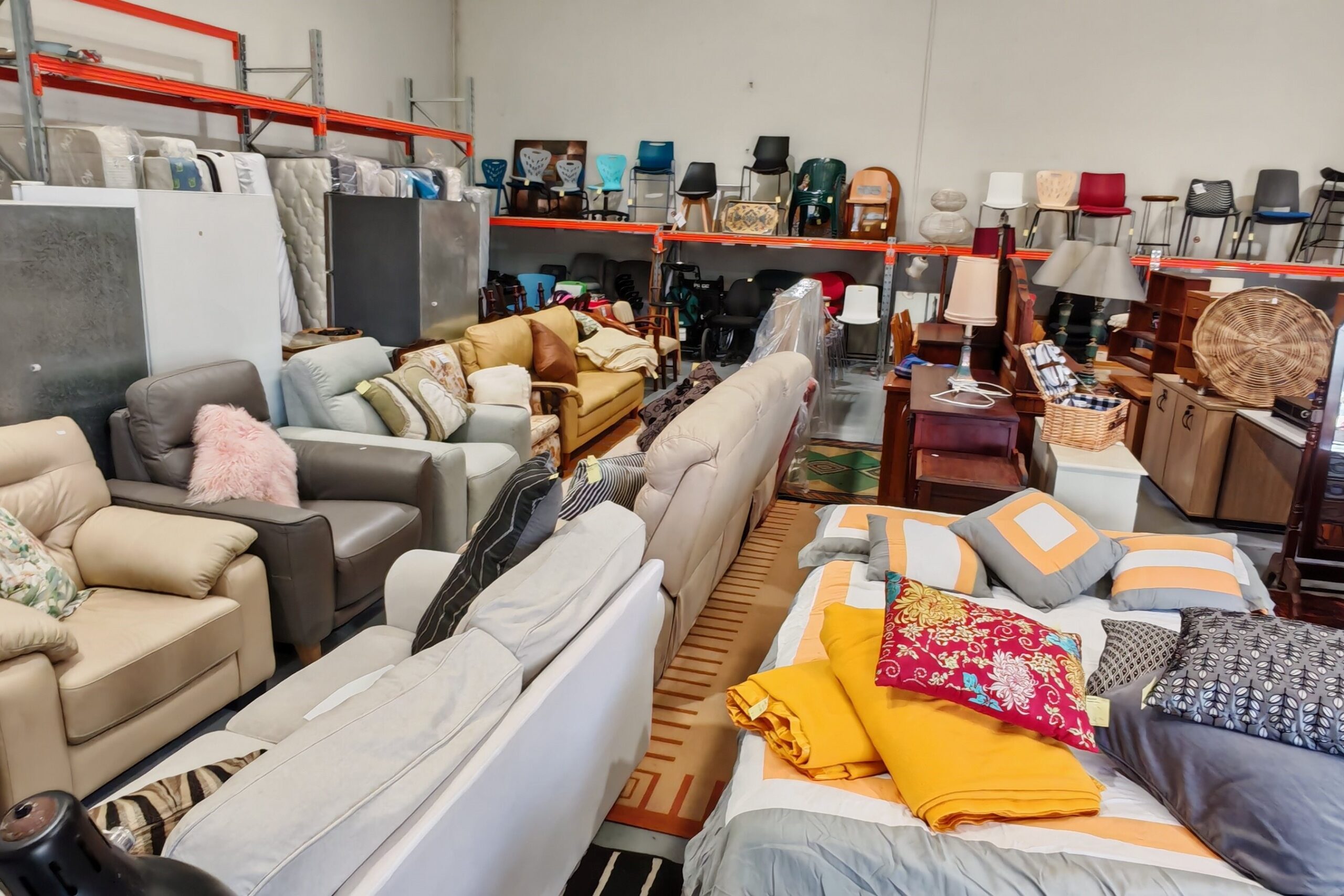 Interior of new Bloomhill Op Shop in Nambour.