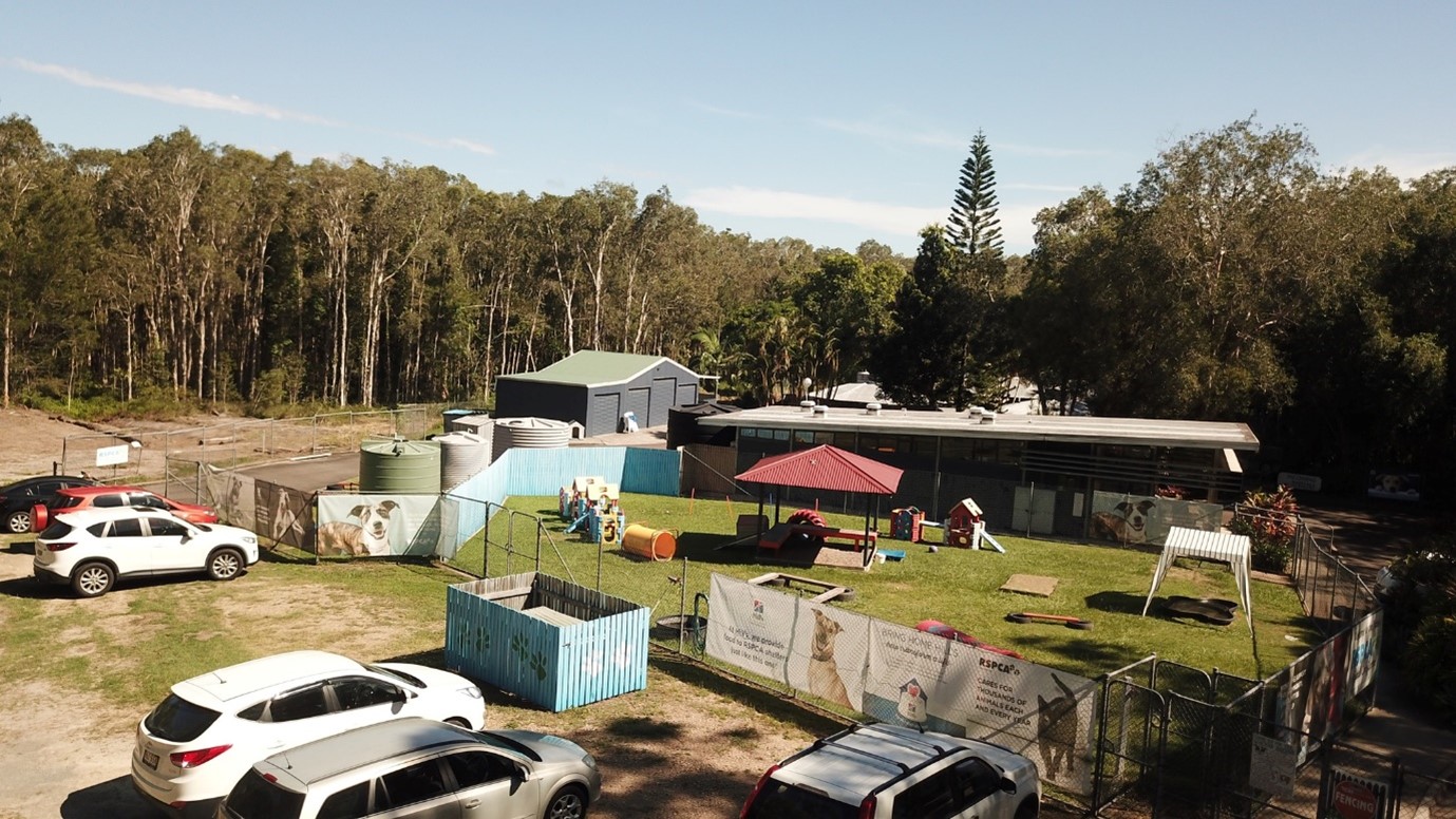 A photo of the former RSPCA Queensland run pound in Noosa.