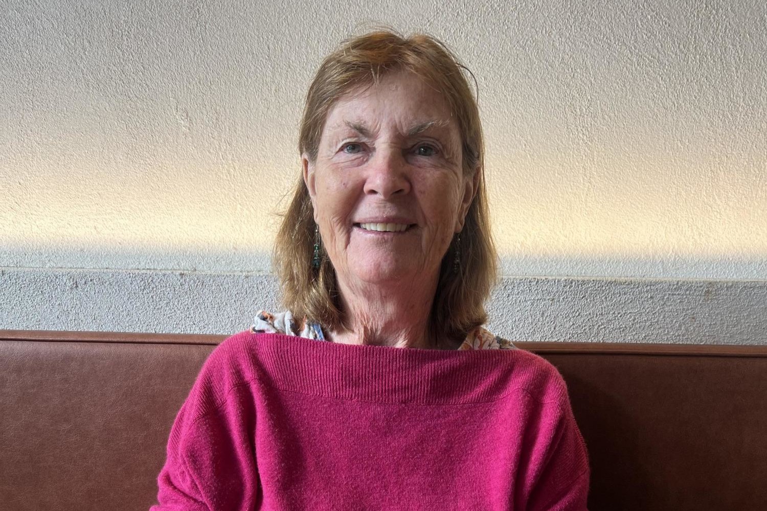 Patricia Lascelles smiles for the camera.