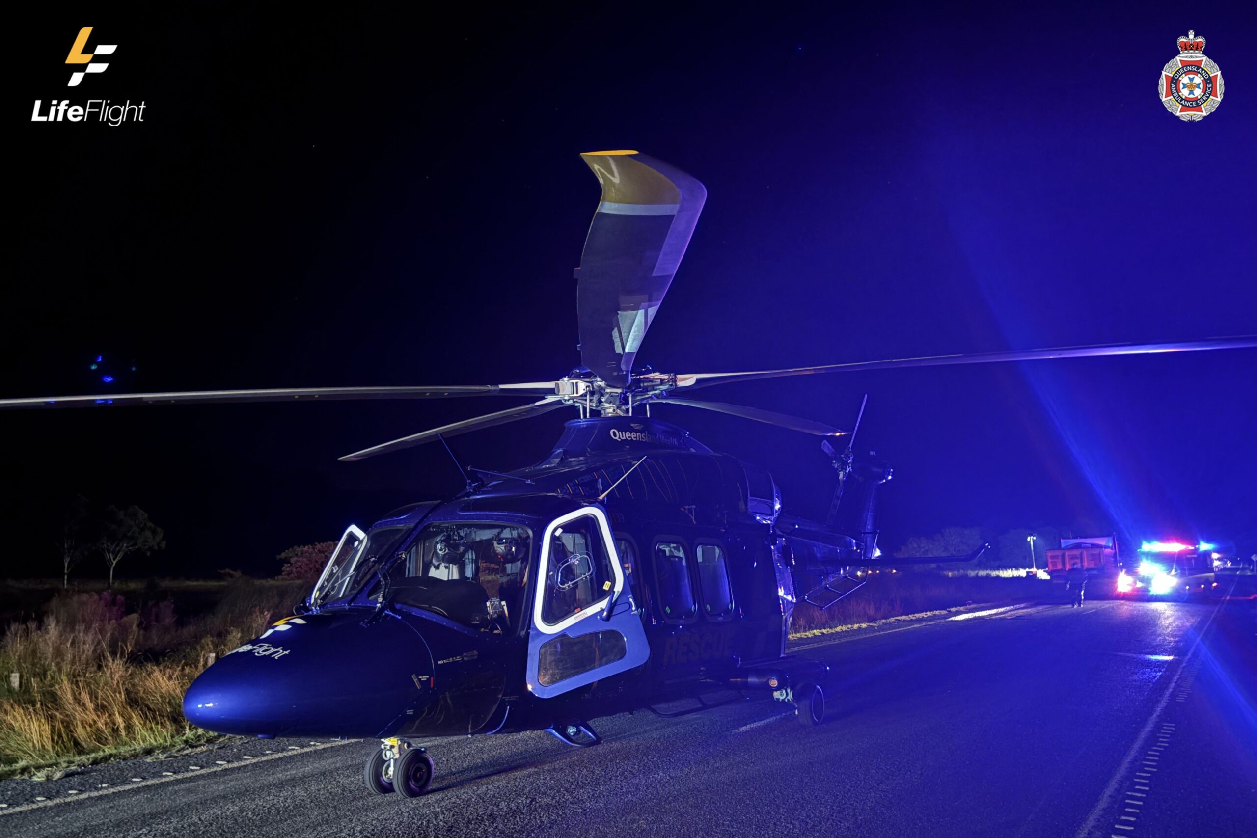 Man airlifted in serious condition after crash at roadworks