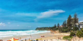 Beachgoers enjoying sunshine at Coolum Beach. Picture: Shutterstock.