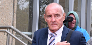 Chris Dawson outside the Supreme Court of New South Wales in 2022. Picture: AAP.