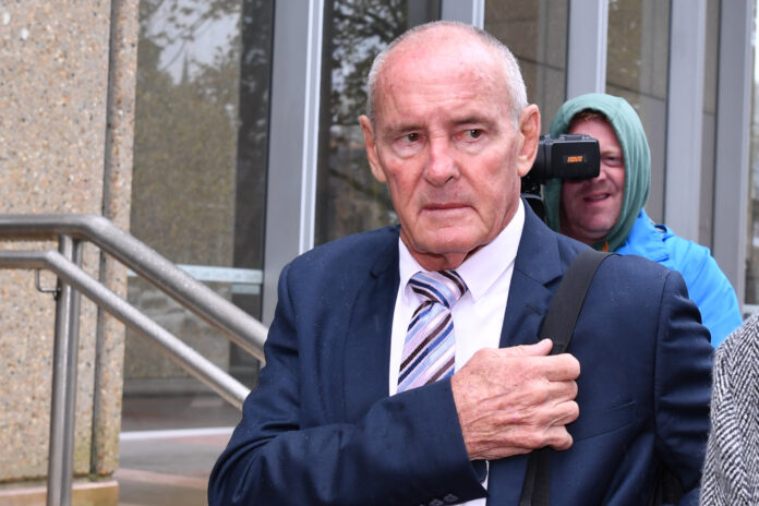 Chris Dawson outside the Supreme Court of New South Wales in 2022. Picture: AAP.