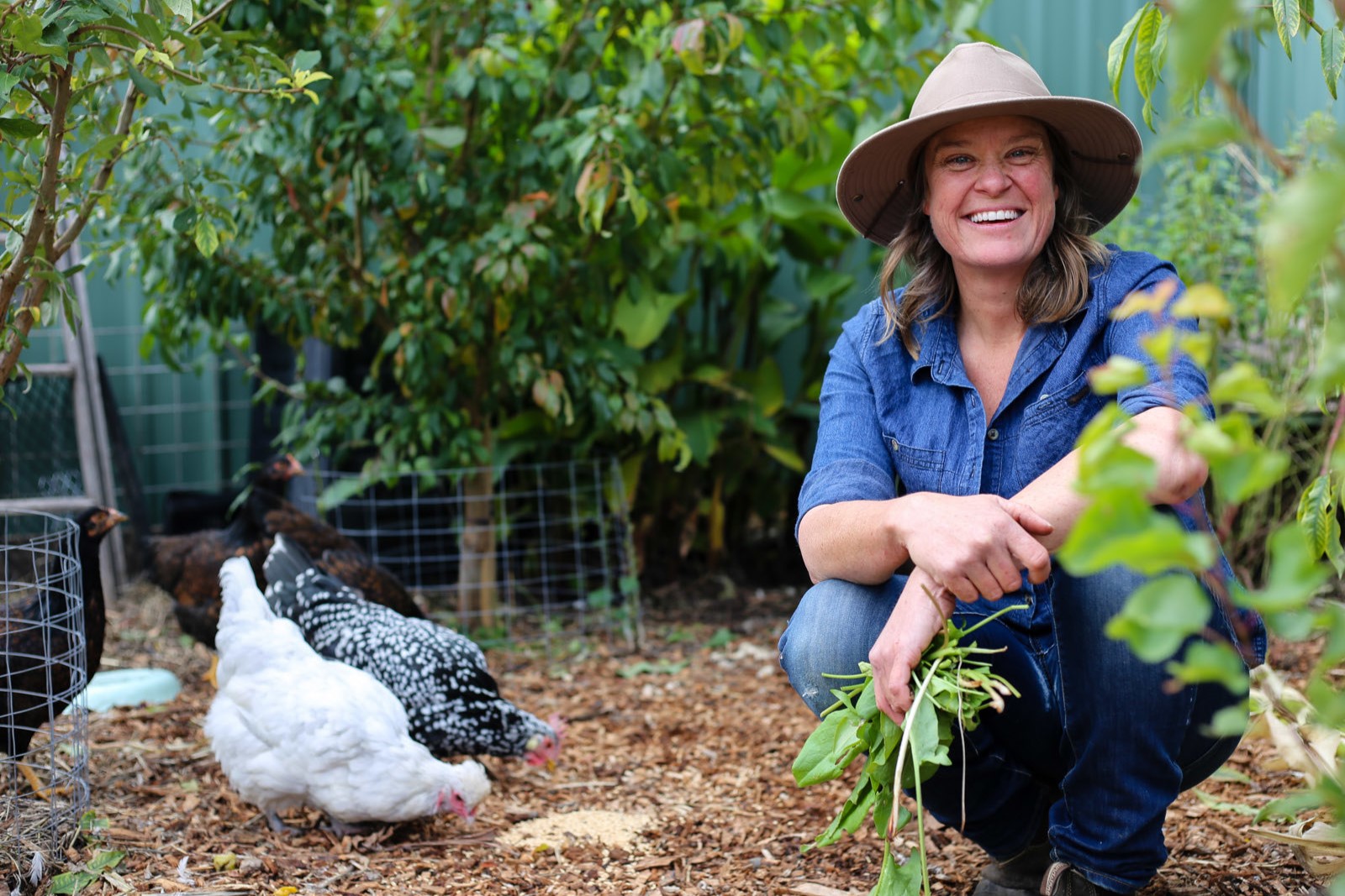 Gardening Australia presenter Millie Ross. Picture: Liz Francis.