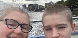 Lauren and her son Will.