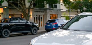 Cars parked in Hastings Street. Picture: Shutterstock.