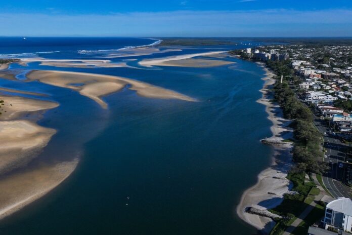 The northern end of Pumicestone Passage. Picture: Bluey's Photography.