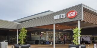 The front of the award-winning grocery store at Forest Glen.