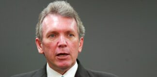 Mark McArdle, pictured as state Liberal leader in 2007. Picture: AAP.