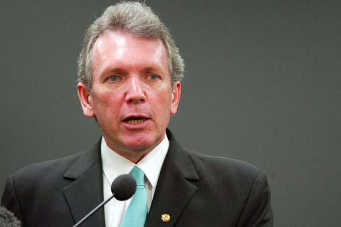 Mark McArdle, pictured as state Liberal leader in 2007. Picture: AAP.