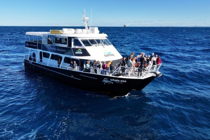 A Sunreef vessel off the Sunshine Coast.