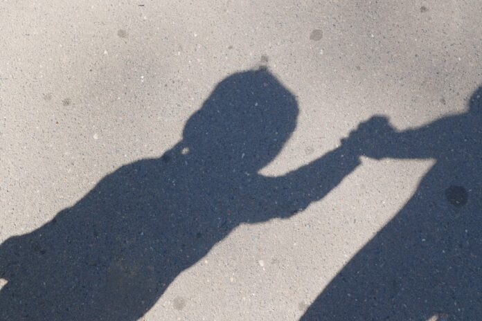 A child's shadow. Picture: Shutterstock.
