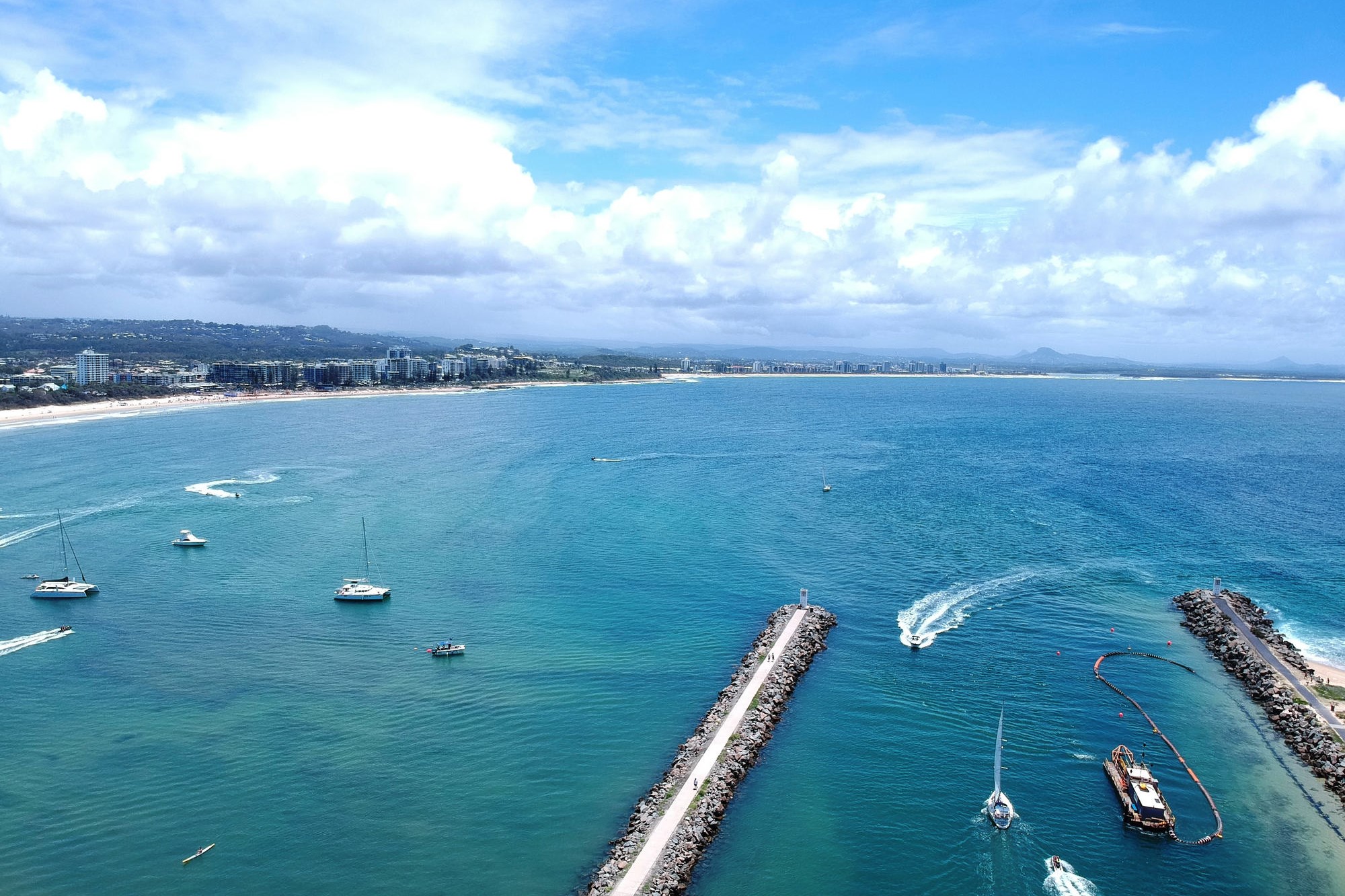 The Mooloolah River mouth. Picture: Shutterstock.