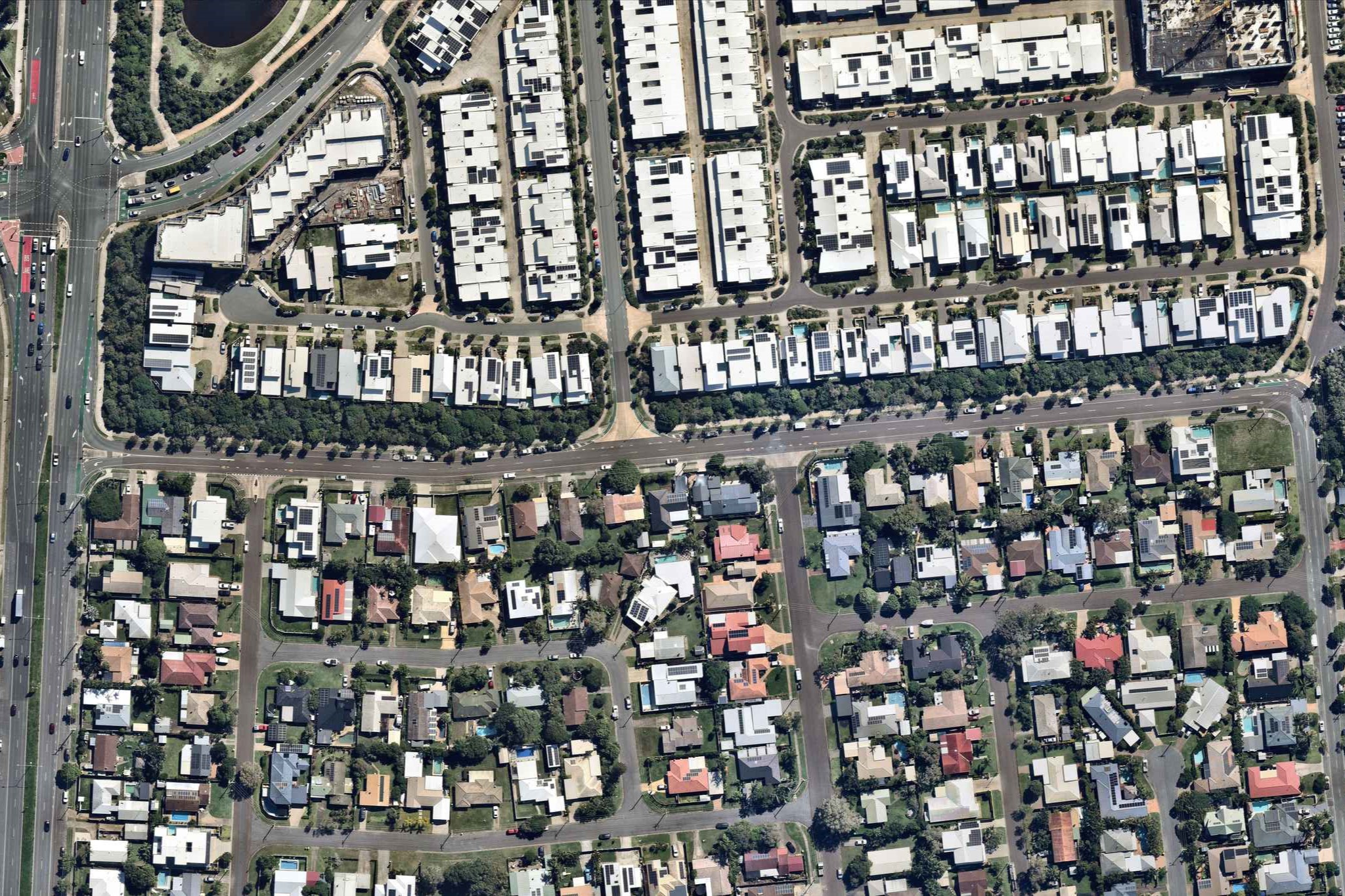 An aerial view of Wurley Road. Picture: Nearmap.
