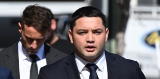 Brandon Smith outside court on Thursday. Picture: AAP.