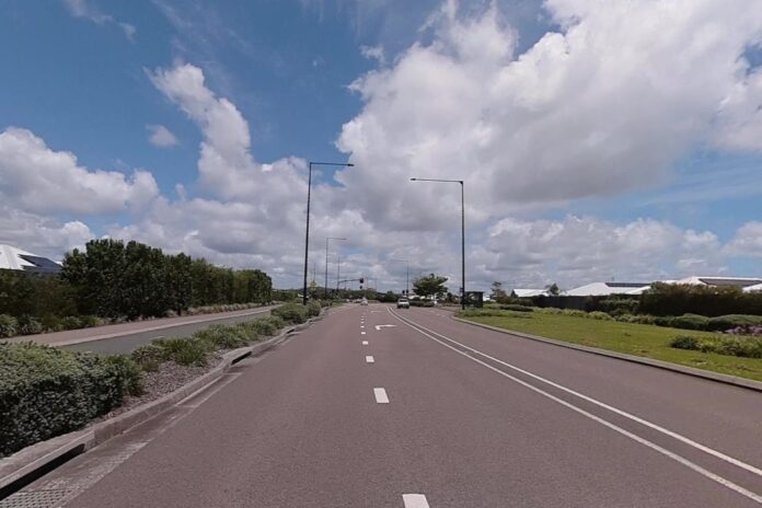 Aura Boulevard cuts through Baringa at Aura. Picture: Google Maps Street View.