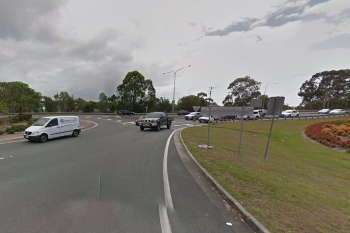 Motorists make their way on to the intersection of Caloundra Road and Bellvista Boulevard. Picture: Google Maps Street View.