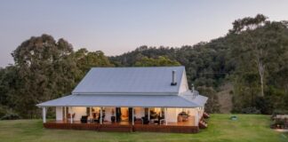 The restored home in the Sunshine Coast hinterland.