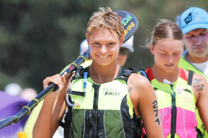 Electra Outram claimed victory in the Coolangatta Gold.