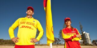 Trent Robinson and Bronte Hartland are among those on patrol across the Sunshine Coast.