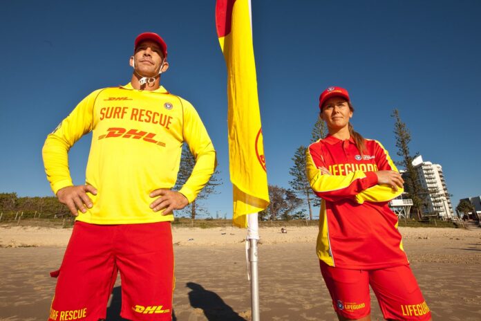 Trent Robinson and Bronte Hartland are among those on patrol across the Sunshine Coast.