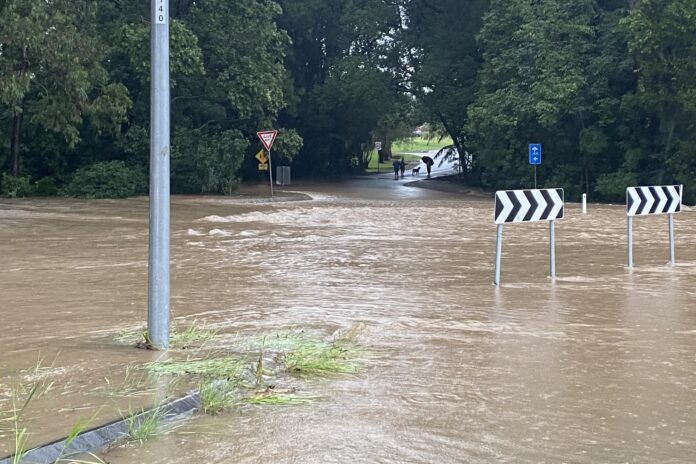Flooding near Nambour.