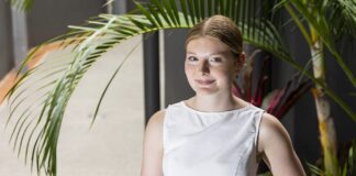 Matthew Flinders Anglican College Dux Natalie Gilmore.