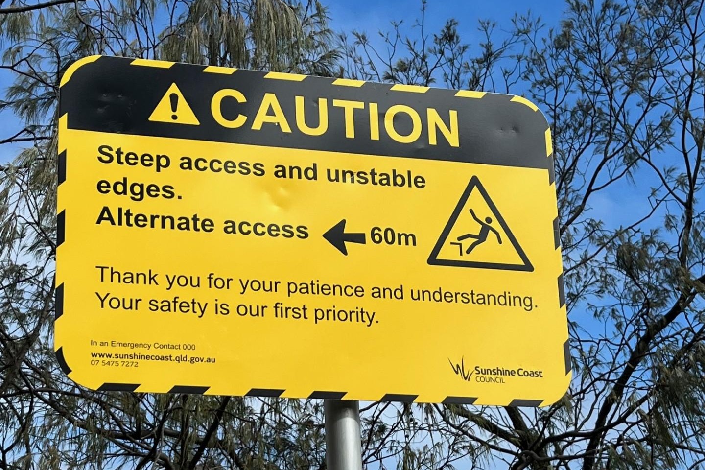 Erosion puts future of popular beach access under review