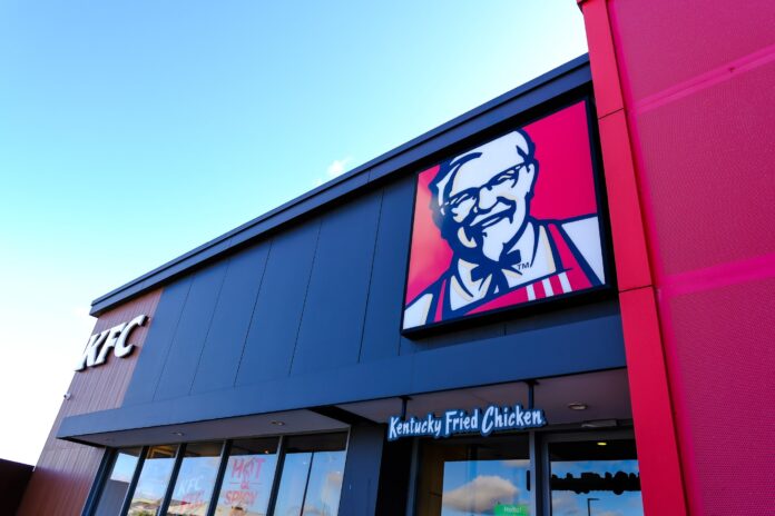 A KFC restaurant.