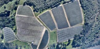 An aerial view of 1807 Roys Road, the site of the proposed tourist park at Coochin Creek. Picture: Nearmap.