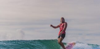 World longboard champion Kai Ellice-Flint.