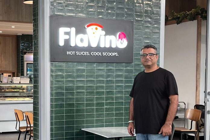 Former banker Karan Khosla at his latest hospitality venture, Flavino.