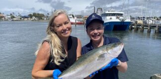 Kristine Young, from Fish House, and Vanessa Rockliff, from Rockliff's Seafood by the Mooloolah River.
