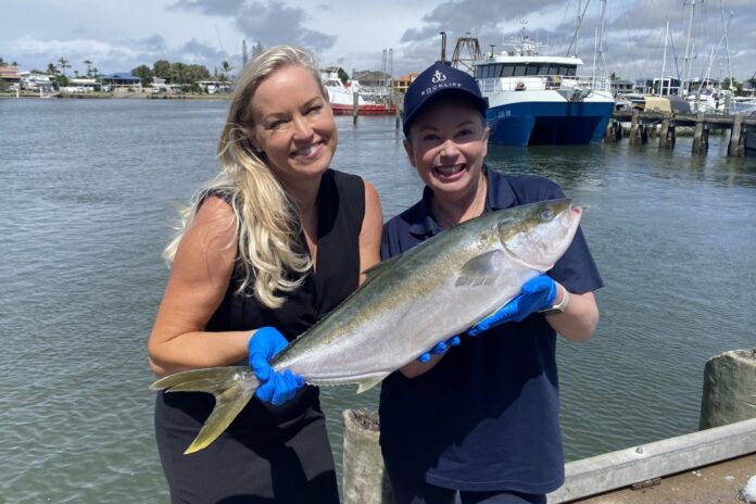 Kristine Young, from Fish House, and Vanessa Rockliff, from Rockliff's Seafood by the Mooloolah River.
