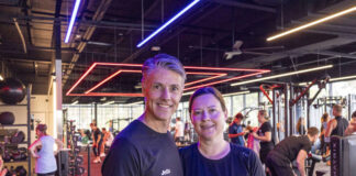 Jetts Peregian Springs owners Matt and Tracey Brown.